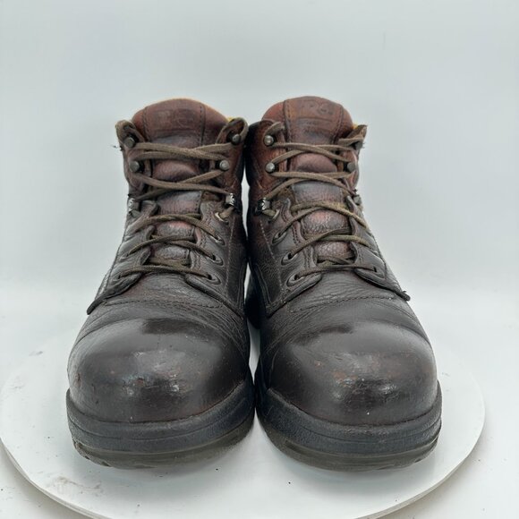 Timberland Pro Titan Men Size 11 Brown Leather Steel Toe Work Boot - Picture 2 of 12